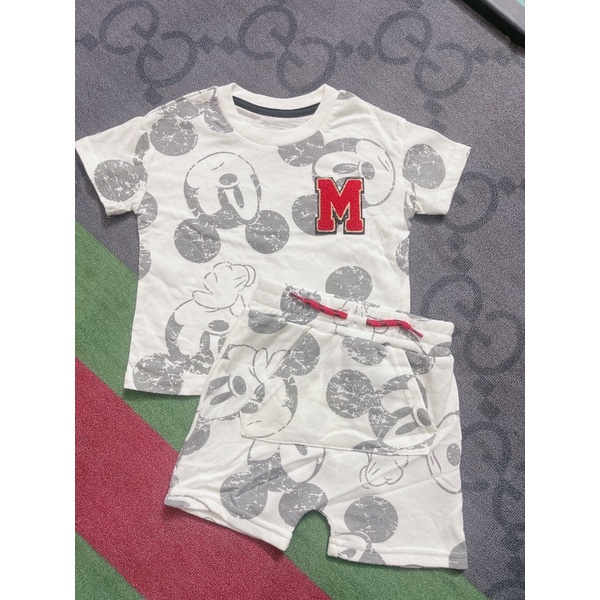 Bộ mickey ghi sữa bé trai