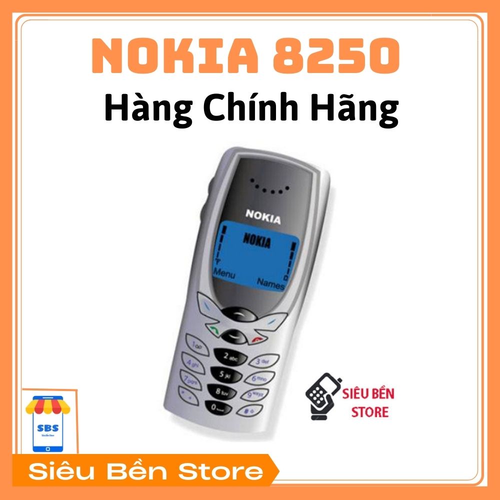 Điện thoại Nokia 8250 kèm pin sạc máy đẹp bảo hành 12 tháng
