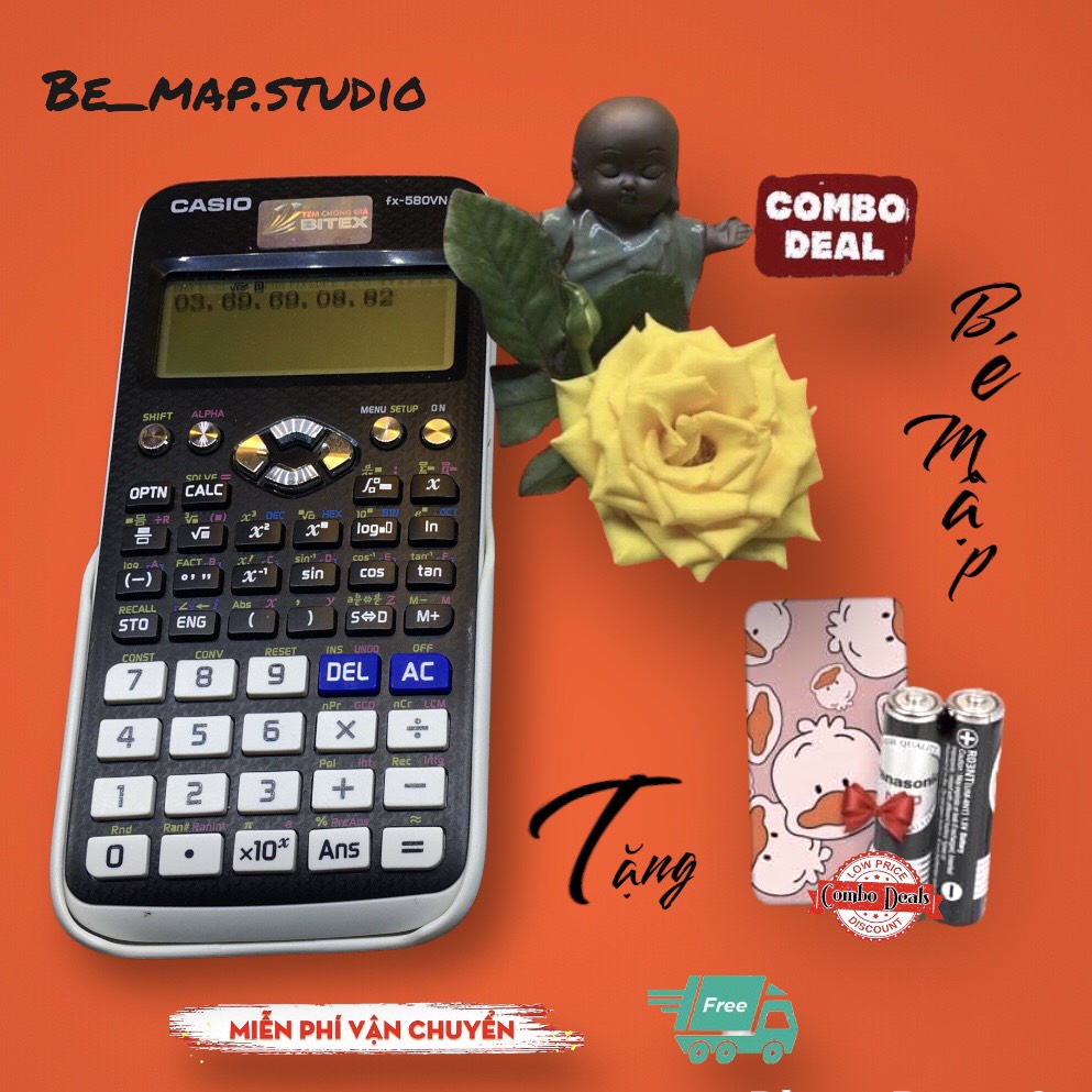| Máy Tính Cầm Tay CASIO FX-580VNX CŨ Chính Hãng.