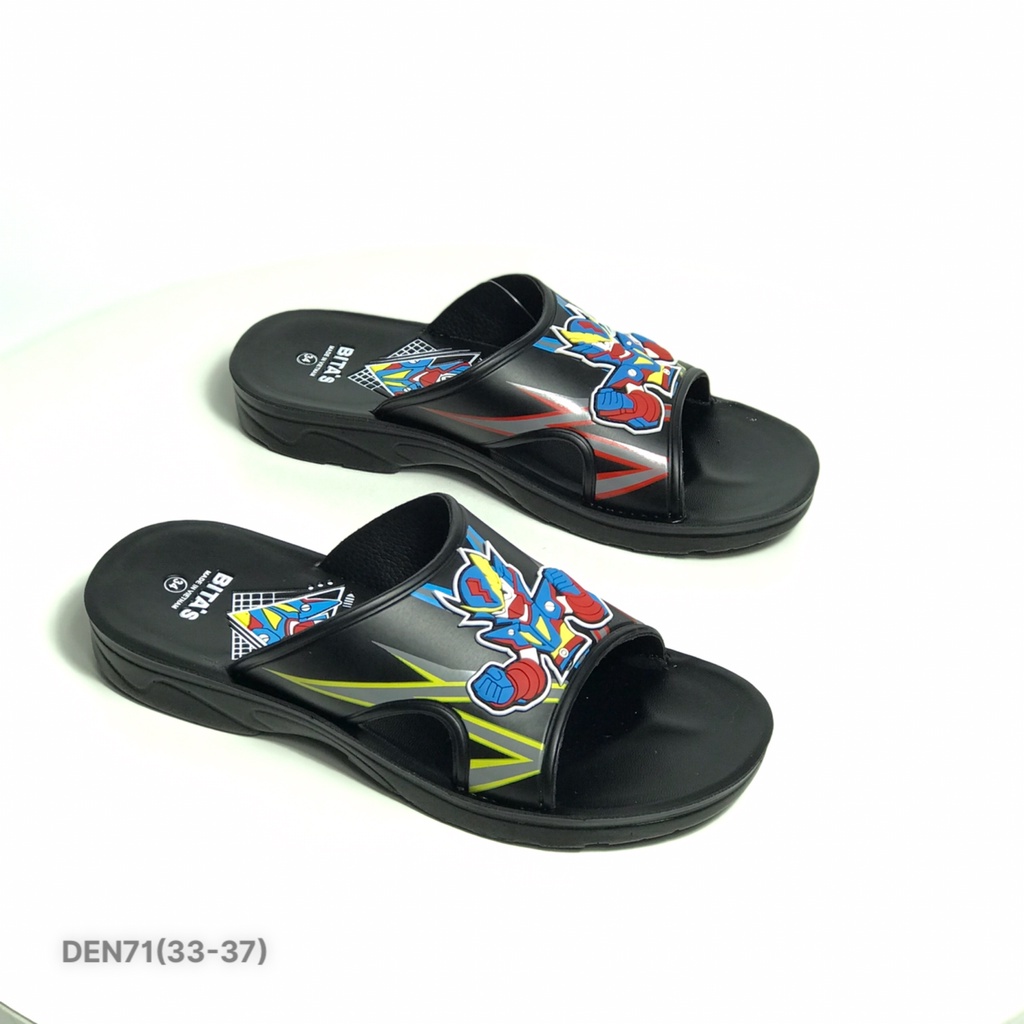 Dép lê bé trai BITAS 33-37 ❤️FREESHIP❤️ Dép lê quai ngang siêu nhân đế nhẹ DEN71