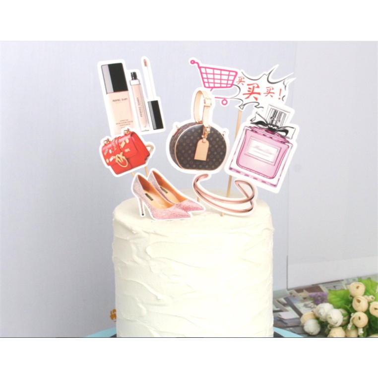Set que giấy cắm trang điểm chanel (combo 2)