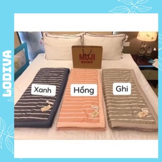 Chăn cotton đũi muji Nhật Bản cao cấp LODIVA