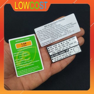 Tem thông số future led, future 125 tem 3 lớp như zin