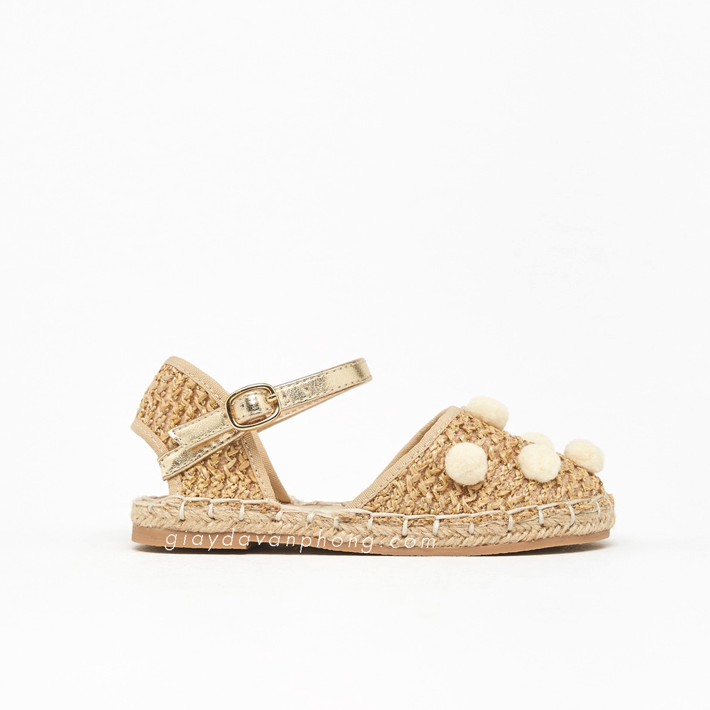 Xăng đan bé gái cói bít mũi xuất Âu Sale Off