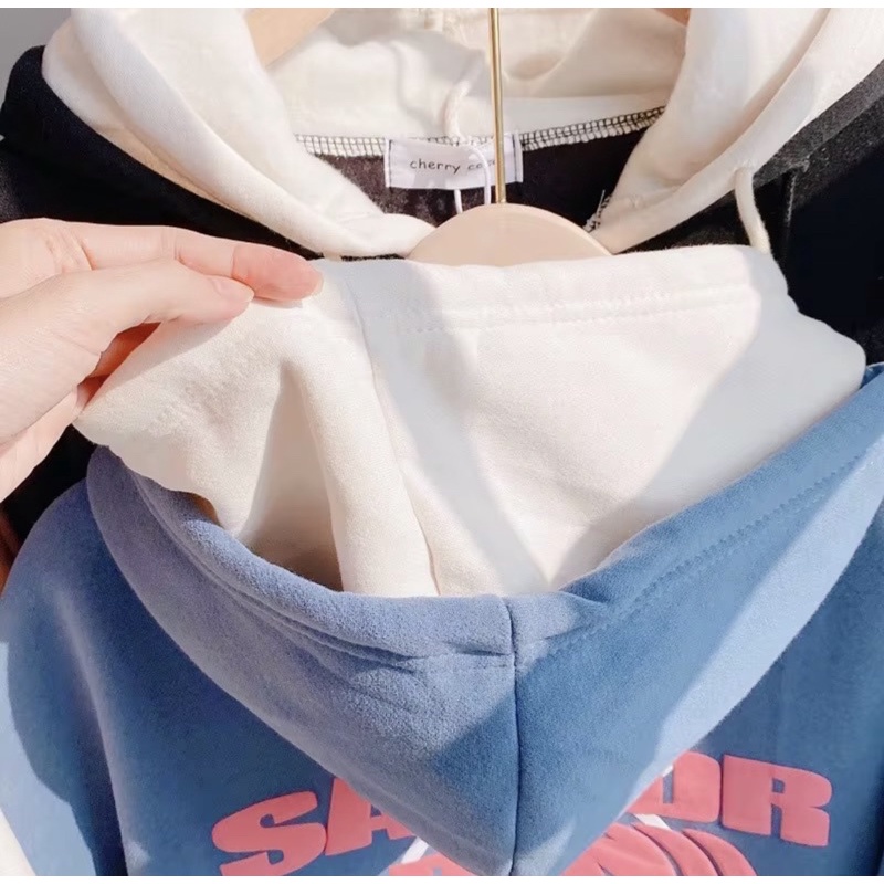 ÁO KHOÁC HOODIE ZIP FORM RỘNG ULZZANG HỌC SINH