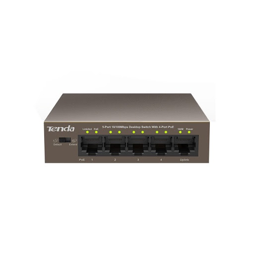 Bộ chia mạng Switch Tenda TEF1105P 5-Port 10/100Mbps PoE