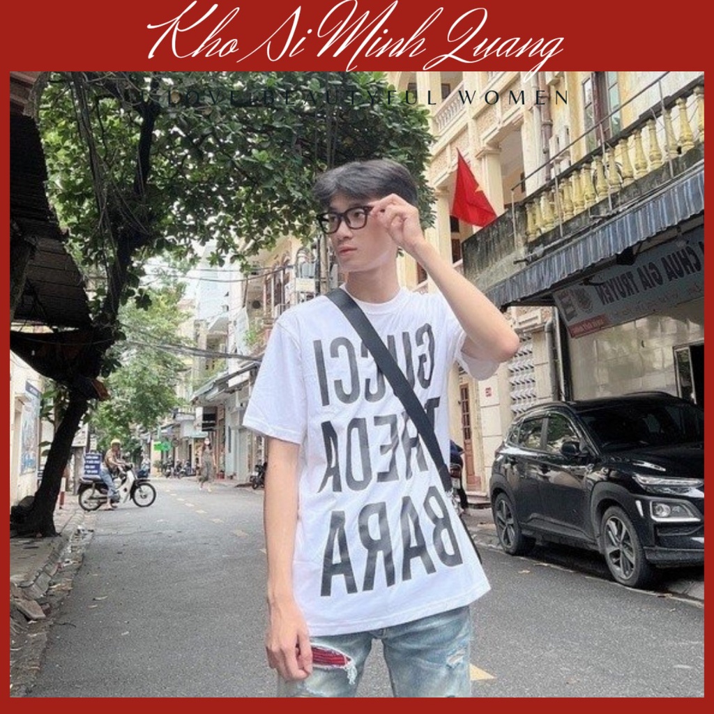 Áo thun CC THEDA in 2 mặt 3D siêu đẹp form dáng unisex rộng tay lỡ cá tính thời trang