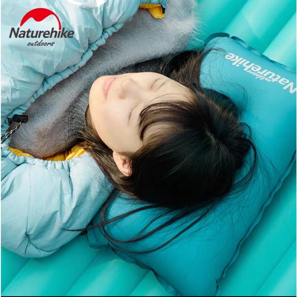 Gối hơi nằm ngủ tự bơm Naturehike NH17A001-L