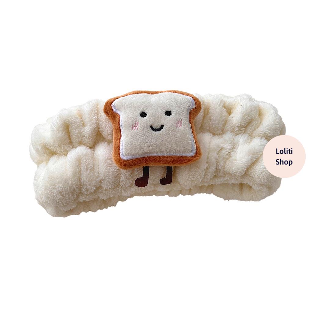 Băng đô rửa mặt, dây đeo cổ tay hoạt hình phong cách Hàn Quốc dễ thương cho nam và nữ LOLITI TOC638