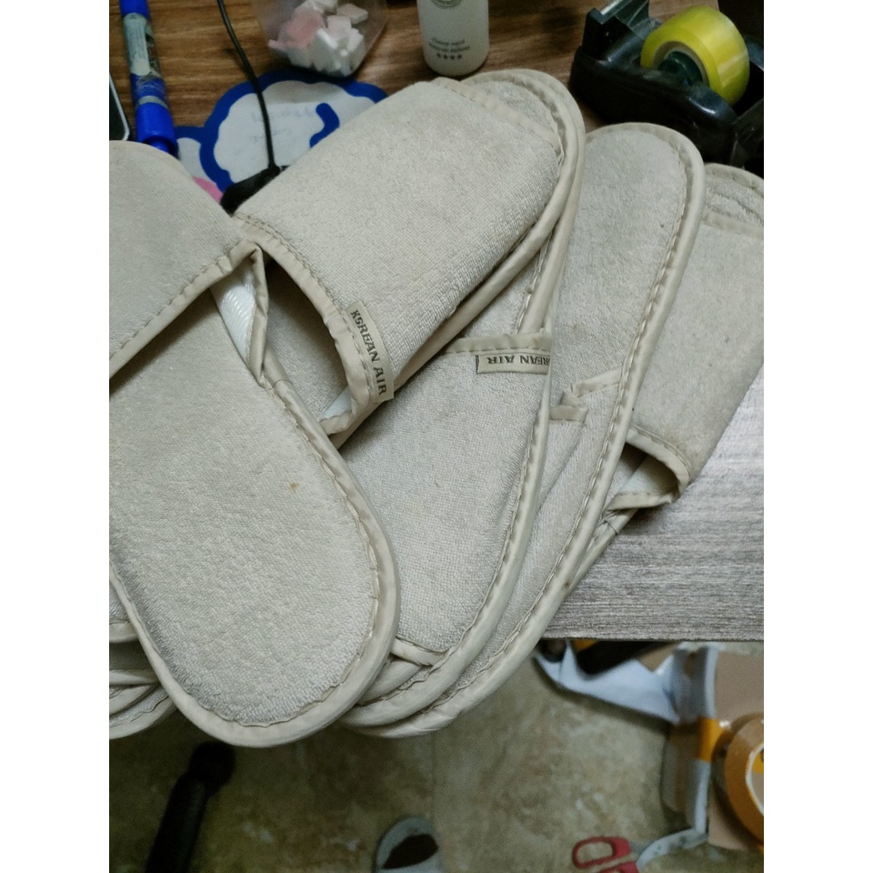 Dép vải bông đi trong nhà của các hàng hàng không