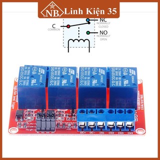 Module relay 5VDC 124 kênh high low