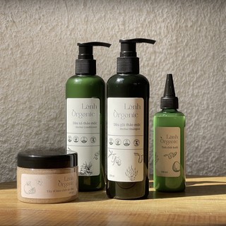 Bộ sản phẩm chăm sóc tóc hữu cơ Lành Organic