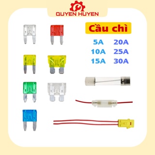 Cầu chì xe máy - Vỏ hộp cầu chì - 5A, 10A, 15A, 20A, 25A, 30A - Dream, Wave