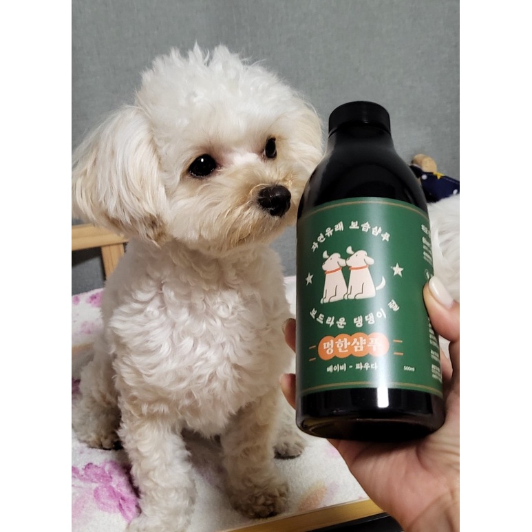 Sữa tắm chó mèo Pets Goods Hàn Quốc làm sạch, dịu da, khử mùi hôi chai 500ml