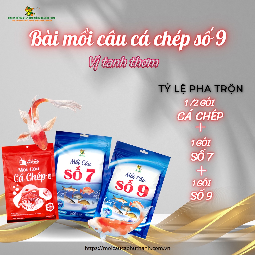 Bộ Mồi Câu Chép Số 9