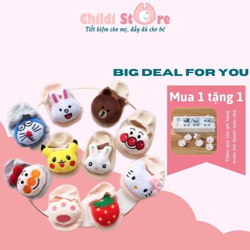 Tất hình thú, vớ hình thú cho bé sơ sinh ( được chọn mẫu)