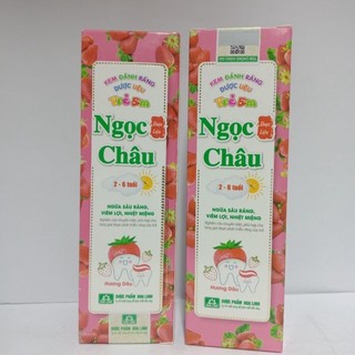 Kem đánh răng Ngọc Châu trẻ em