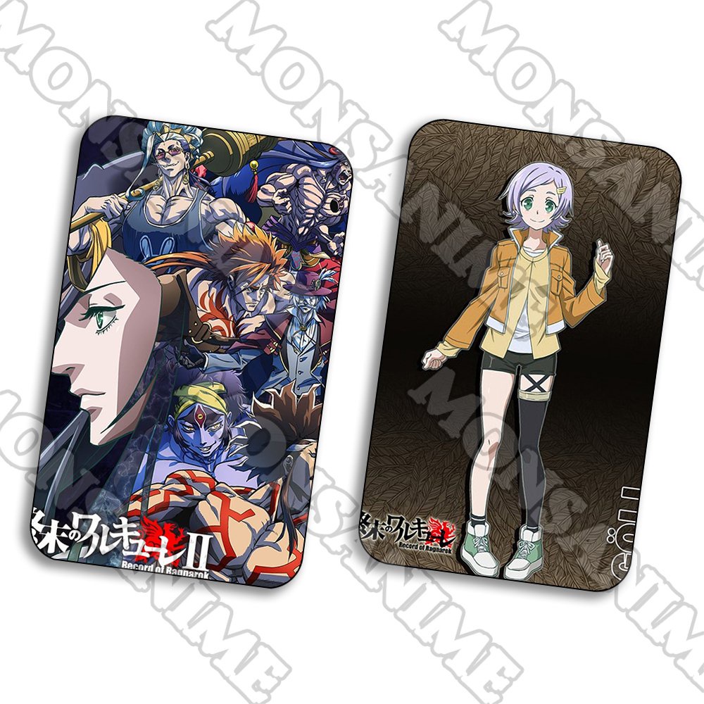 Ảnh card bo góc in hình Record of Ragnarok thẻ bo viền 5*8cm anime chibi sưu tầm 1 tấm