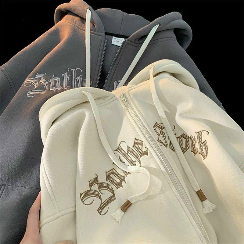 Áo khoác Hoodie dây kéo Nam Nữ logo thêu BACK siêu ngầu MCTPhoodie246