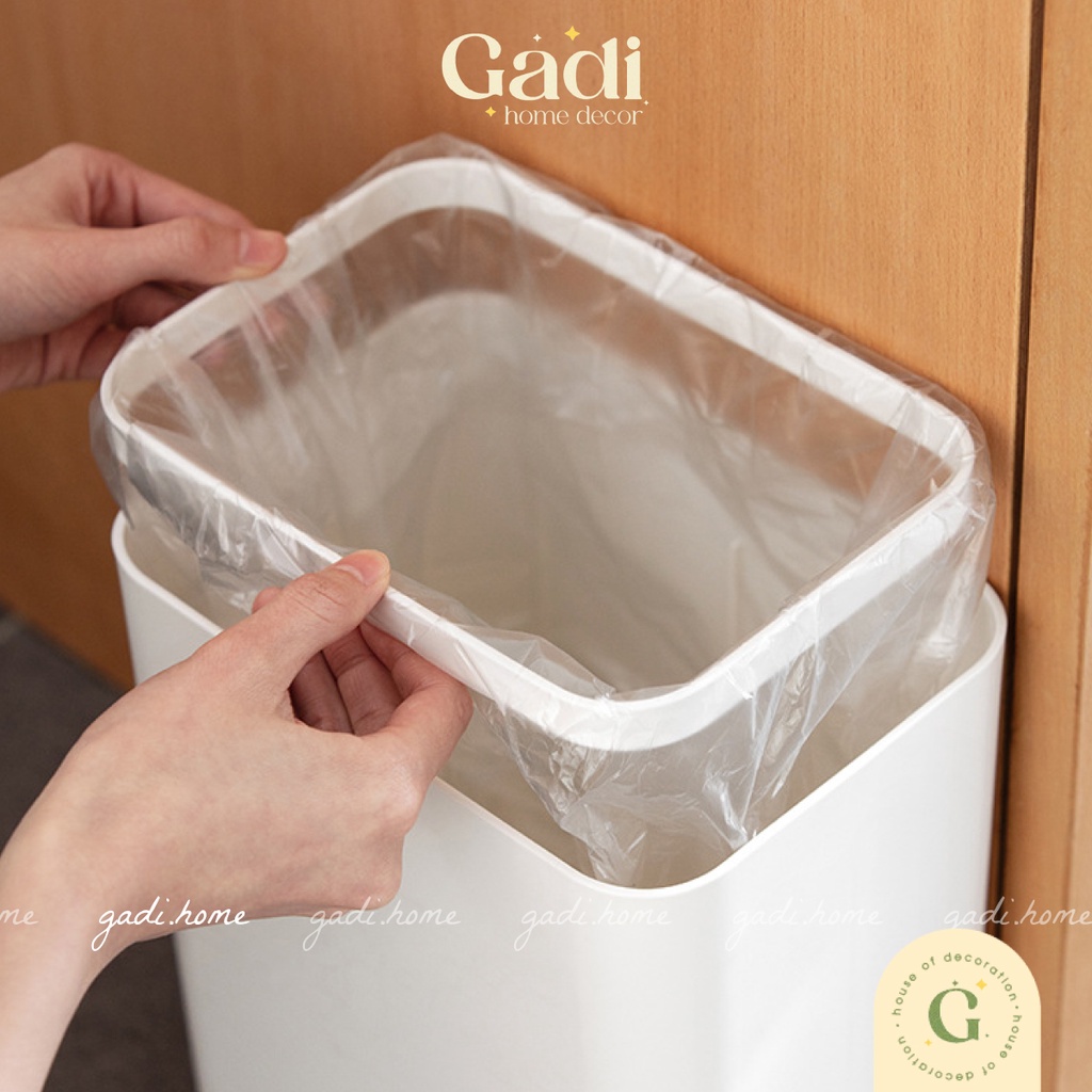 Thùng Đựng Rác Cao Cấp 1 Chạm Gadi Home – Thùng Rác Trang Trí Trong Nhà | TOWERBIN