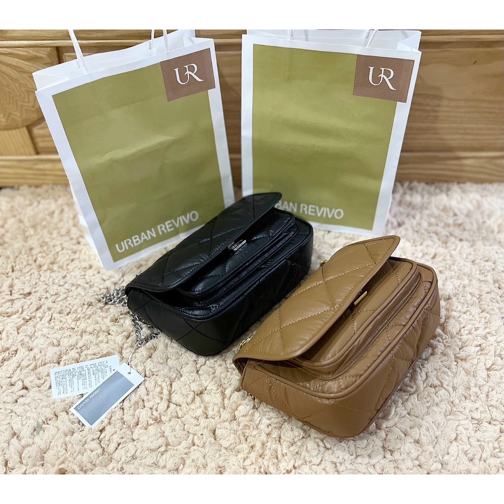 Túi nữ đeo vai ,đeo chéo chất da nhăn mêm mịn kèm túi giấy có ngăn phụ