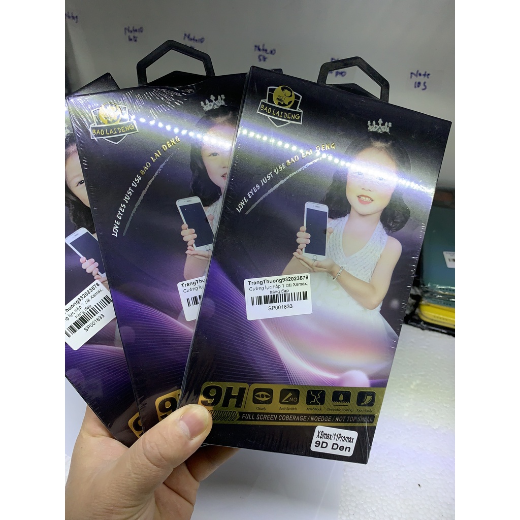 Cường lực hộp 1 cái Xsmax, 11 pro max, hàng đẹp