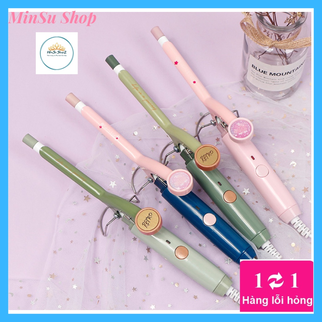 Máy uốn tóc mini 9mm MINSU giúp làm xoăn, tạo kiểu dáng cho tóc dễ dàng tiện lợi SP00068869