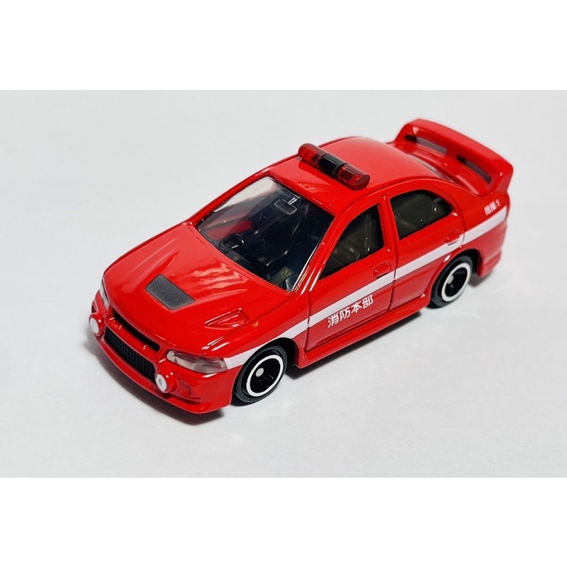 Hobby Store xe mô hình Tomica Mitsubishi Lancer Evolution IV Cảnh Sát Cứu Hoả (Không Hộp) TL03