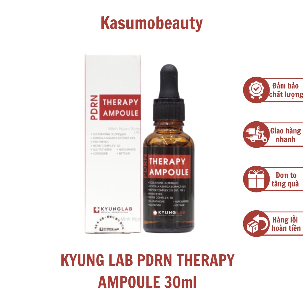 Tinh Chất Tế Bào Gốc Phục Hồi, Chống Lão Hóa Da Kyunglab Pdrn Therapy Ampoule 30ml, Giúp Làn Da Căng Bóng Mịn Màng
