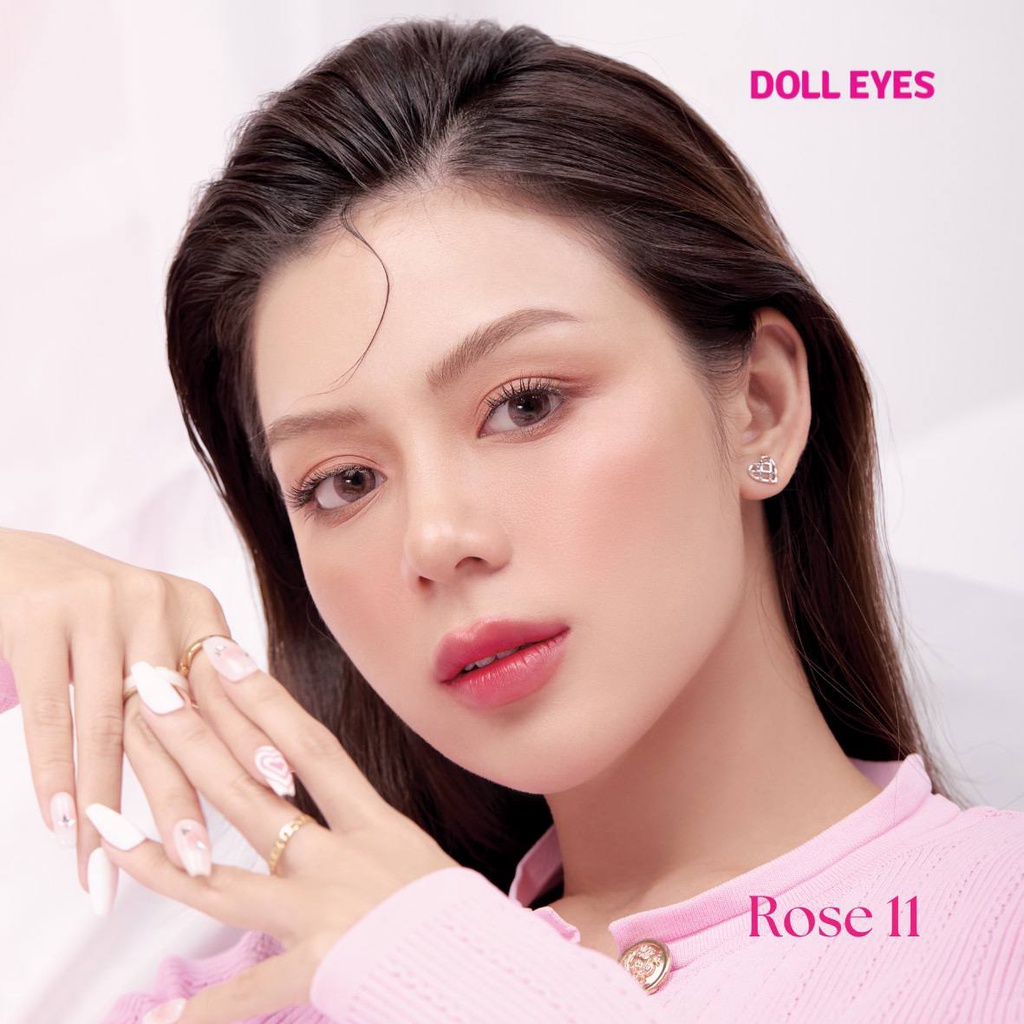 Kính áp tròng DOLL EYES Rose-11 14,3mm - Ready For Love Collection