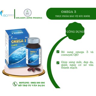 Omega 3, 6, 9 isopharco, giúp bổ sung omega 3,6,9 và vitamin e