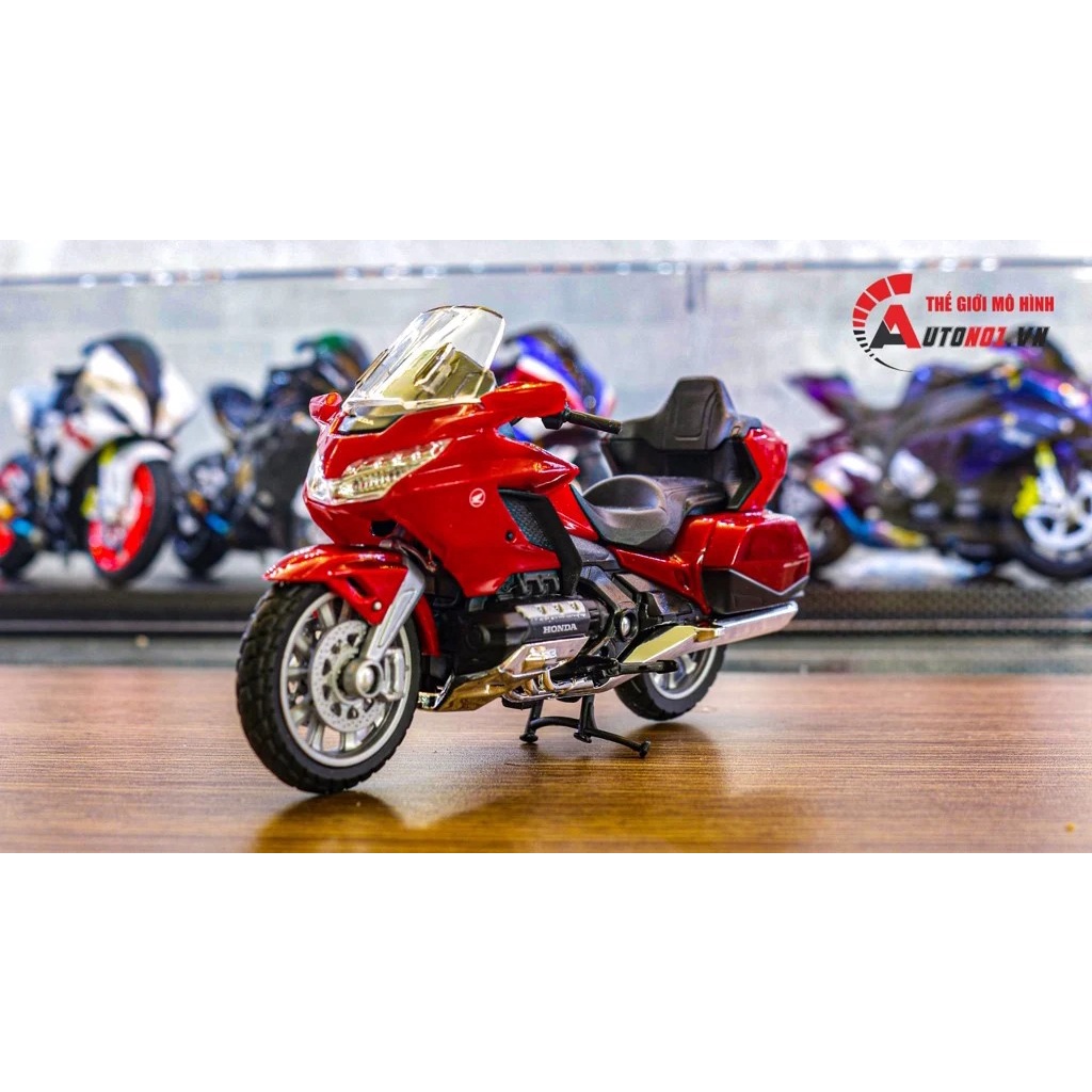 Mô hình xe các mẫu Honda goldwing ADV CBR1000rr CBR 650F CB1000r tỉ lệ 1:18 có chi tiết kim loại maisto