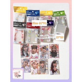 Sẵn - Sleeve MeeT YX sticker decor dày mượt bọc card bo góc
