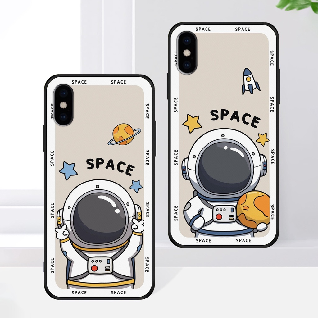 Ốp iphone x/xs/xr / iphone xsmax in hình phi hành gia vũ trụ cute, hot trend.ốp chống sốc rẻ đẹp