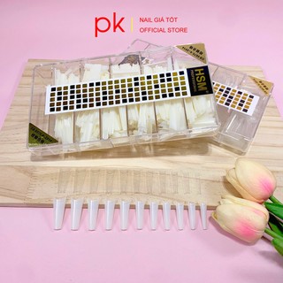 Móng típ, móng nối thang dẻo đủ size từ 0-9 hộp (tem số) 500 móng