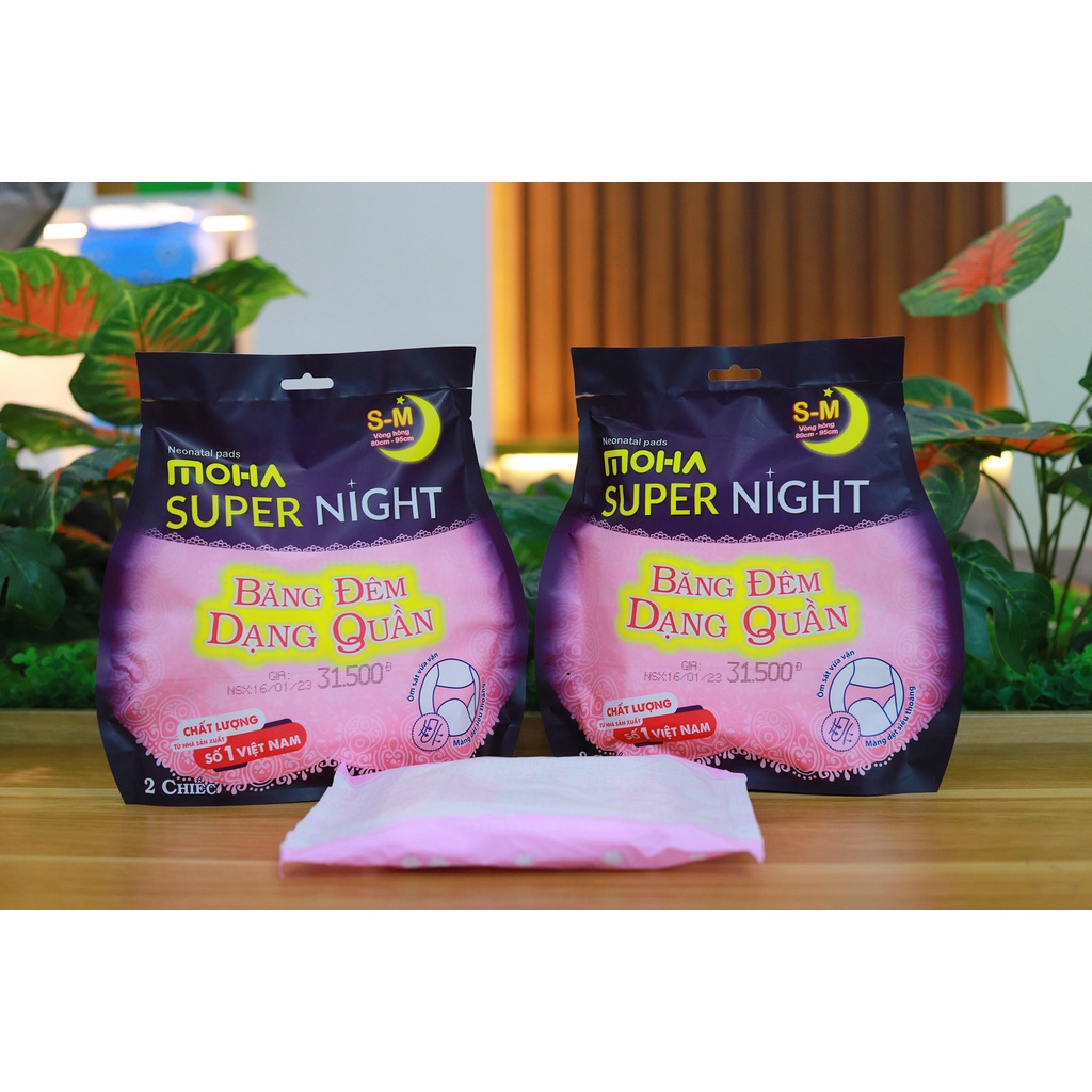 Băng Vệ Sinh Ban Đêm Dạng Quần Moha - Tinysun