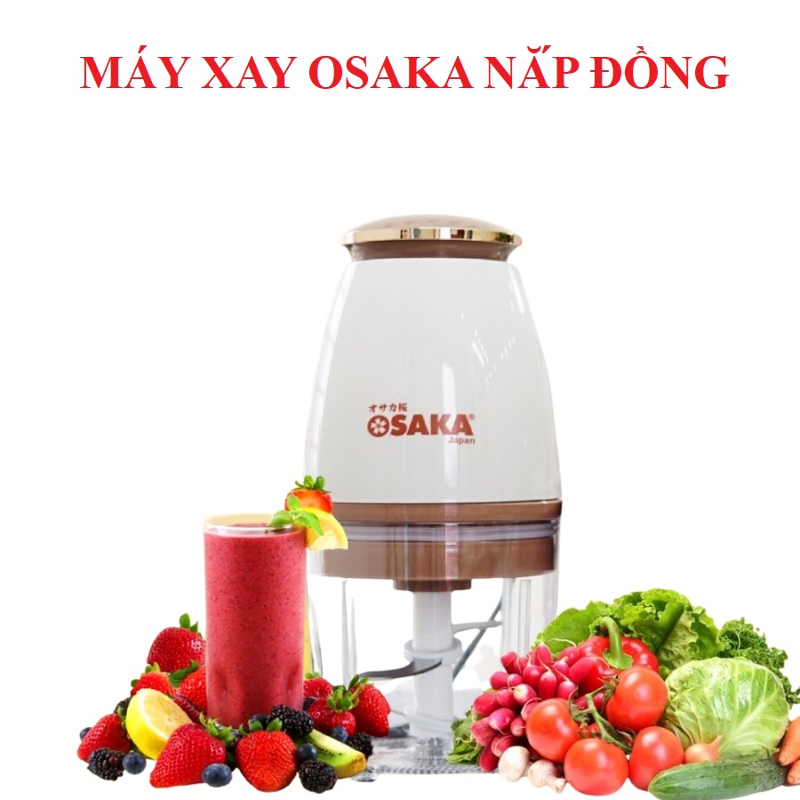 Máy Xay Sinh Tố Đa Năng OSAKA Nắp Nâu, OSAKA Nắp Đồng Cao Cấp