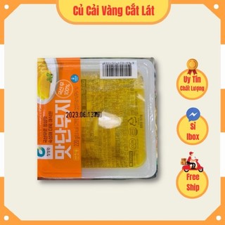 Củ cải muối cắt lát Hàn Quốc hộp 220g