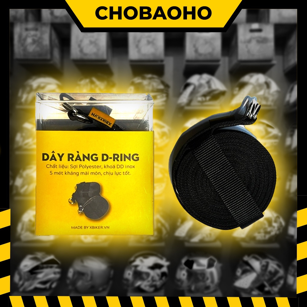 [Chính Hãng] Dây Ràng Đồ D-Ring Dài 5 Mét