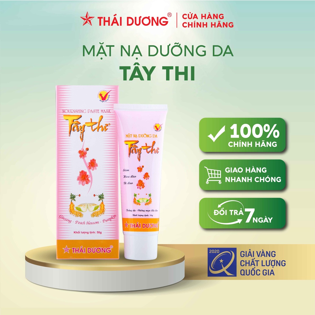 Mặt nạ Tây Thi dưỡng trắng hồng da Sao Thái Dương 50g - Sao Thái Dương