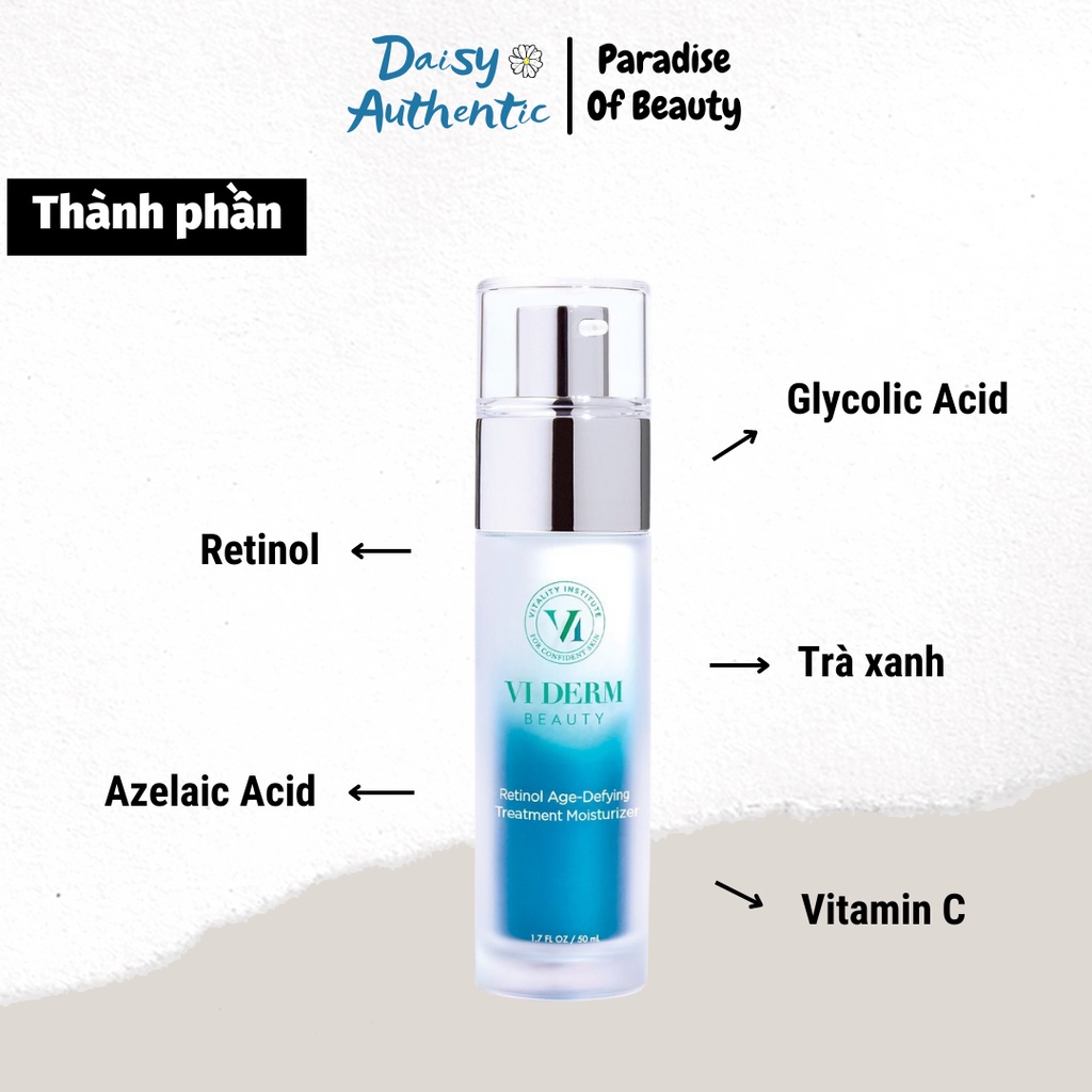 Kem Chống Lão Hóa VI Derm Retinol Age-Defying Moisturizer 50ml