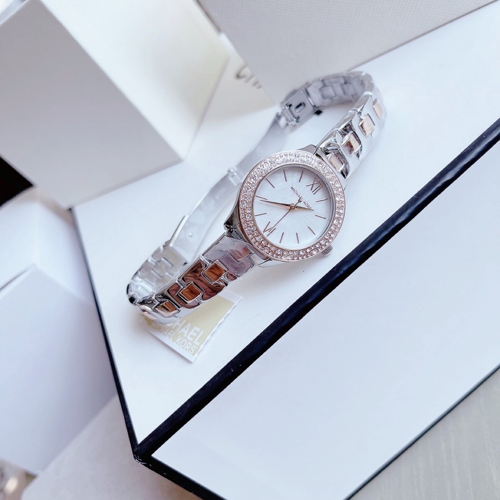 Đồng hồ nữ Michael Kors dây demi rose gold MK4559