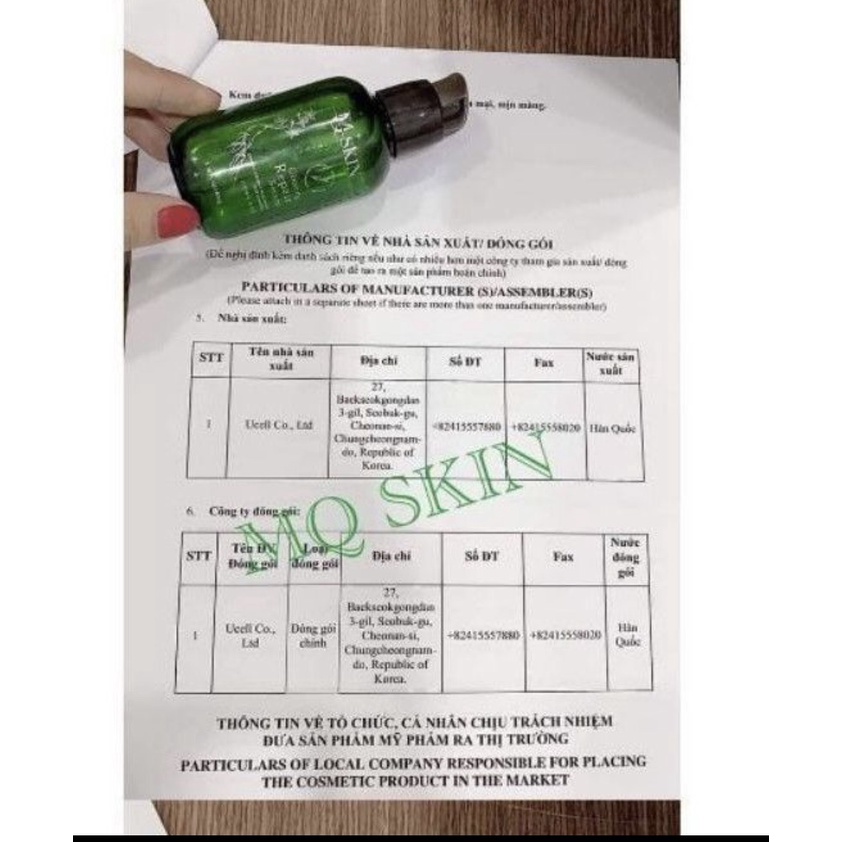 Serum tái tạo da nhân sâm MQ Skin - Thay da nhân sâm