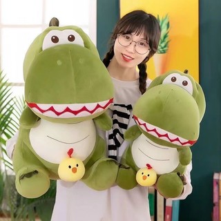 Khủng long có con gà, khủng long nhồi bông con gà con