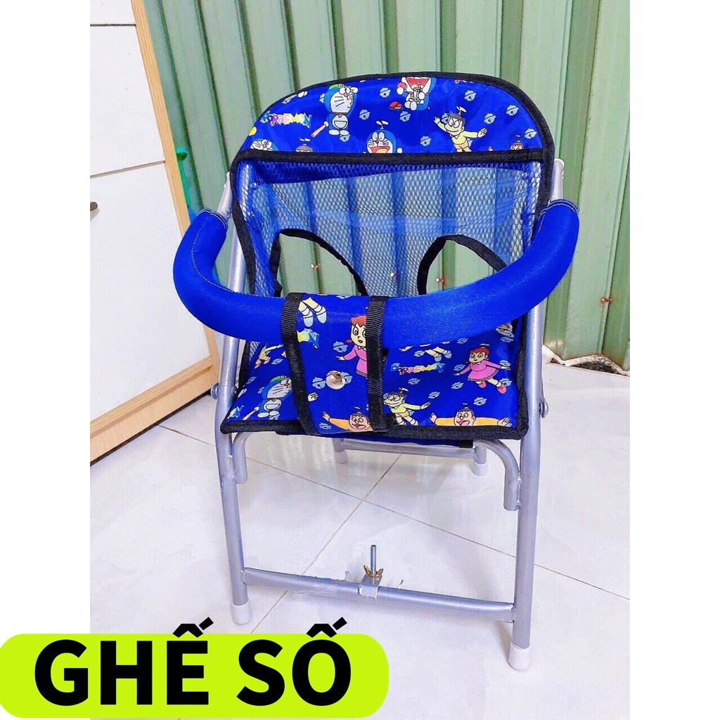 Ghế số xếp cho bé , ghế số xếp sắt sơn tĩnh điện , xếp gọn được