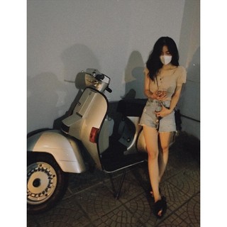 Pass áo lông croptop tay ngắn