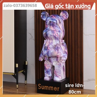BearBrick-tượng gấu BearBrick trơn loang tím -kt 80cm-trang trí decor nhà cửa,sang chảnh-đẹp,giá rẻ-quà tặng ý nghĩa