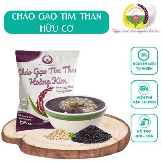 Cháo gạo tím than hoàng kim, cháo hữu cơ rất tốt cho sức khỏe