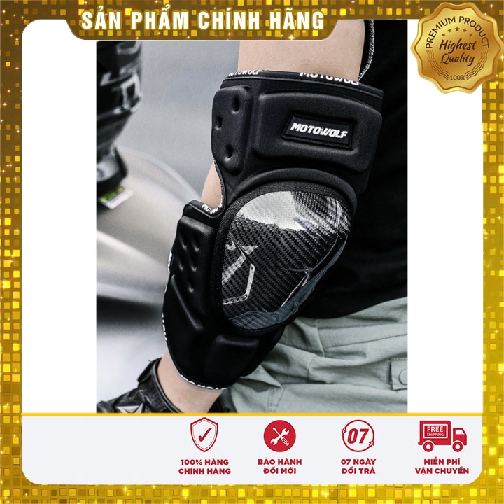Giáp tay chân carbon MOTOWOLF MDL1019