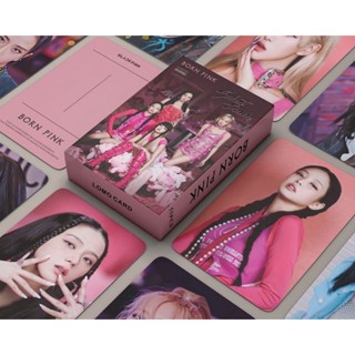 Lomo card Blackpink Album Born Pink shut down pink venom Kbop 55 ảnh không lặp lại Lisa, Jennie, Jisoo, Rosé